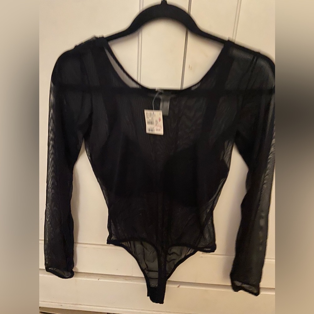 Victoria Secret new with tags black sheer size M